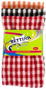 (image for) BETTINA PREMIUM COTTON TEA TOWELS-3PC