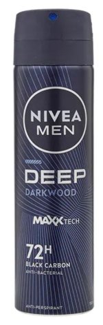 (image for) NIVEA DEO DEEP DARKWOOD MEN - 250ML