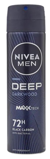 (image for) NIVEA DEO DEEP DARKWOOD MEN - 250ML