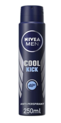 (image for) NIVEA MEN DEODORANT COOL KICK - 250ML