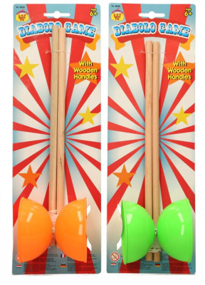 (image for) ATOZ DIABOLO WITH WOOD HANDLE