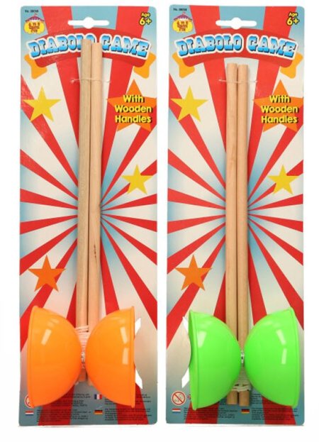 (image for) ATOZ DIABOLO WITH WOOD HANDLE