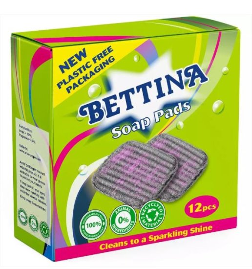 (image for) BETTINA GREEN SOAP PADS -12PC