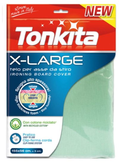 (image for) TONKITA X-LARGE IRONING BOARD COVER - 155X56CM