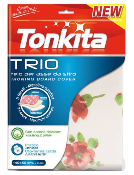 (image for) TONKITA TRIO IRONING BOARD COVER - 140X50CM