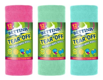 (image for) BETTINA TEAR OFF MICROFIBRE CLOTH ROLL - 12S