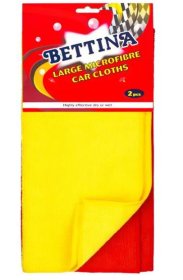 (image for) BETTINA MICROFIBRE CAR CLOTH -2PC