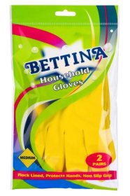 (image for) BETTINA HOUSEHOLD GLOVES 2PAIR-MEDIUM