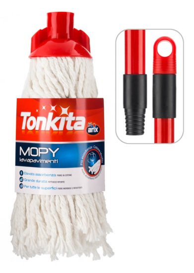 (image for) TONKITA COTTON MOP WITH HANDLE-STD
