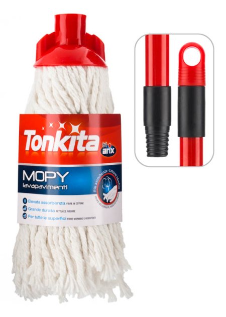 (image for) TONKITA COTTON MOP WITH HANDLE-STD