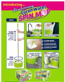 (image for) BETTINA CLEAN WATER SPIN MOP - STD