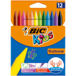 (image for) BIC PLASTIC CRAYONS 12PK