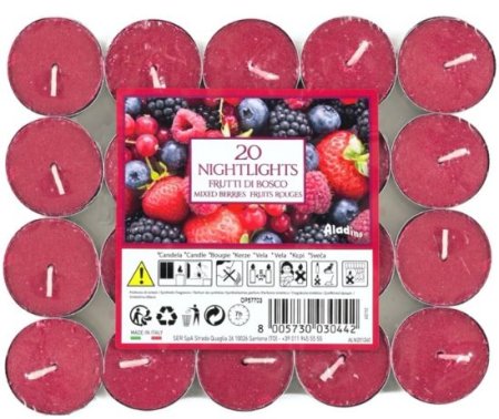 (image for) PRI TEALIGHT CANDLE M/BERRIES