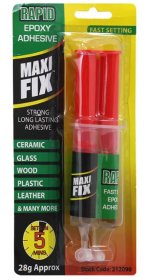 (image for) MAXIFIX RAPID EPOXY ADHESIVE GLUE - 28G