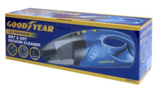 (image for) GOODYEAR WET & DRY VACUUM CLEANER - 12V