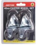 (image for) DEKTON 4PC CASTER WHEEL SET - 40MM