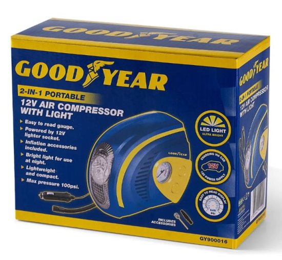 (image for) GOODYEAR AIR COMPRESSOR - 12V