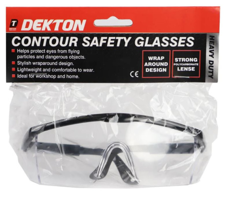 (image for) DEKTON CONTOUR SAFETY GLASSES - STD