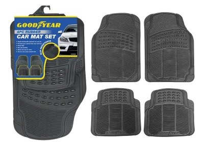 (image for) GOOD YEAR RUBBER CAR MAT SET -4S