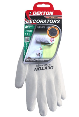 (image for) DEKTON DECORATORS PU COATED GLOVES - 8M