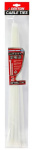 (image for) DEKTON 10PC 9MM X 500MM WHITE CABLE TIE - 10S
