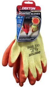 (image for) DEKTON MULTI-PURPOSE LATEX COATED WORKING GLOVES - 9L