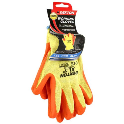 (image for) DEKTON MULTI-PURPOSE LATEX COATED WORKING GLOVES - 10 /XL