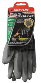 (image for) DEKTON SNUG FIT PU COATED WORKING GLOVES - 8 /M