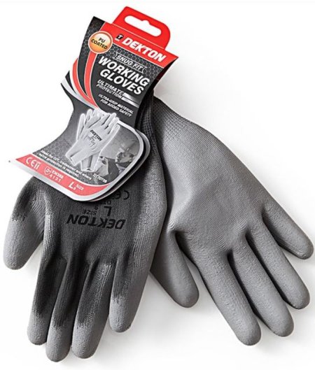 (image for) DEKTON SNUG FIT PU COATED WORKING GLOVES - 9/L