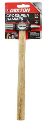 (image for) DEKTON CROSS PEIN HAMMER WOODEN HANDLE - 20MM