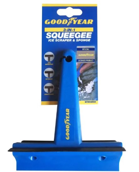 (image for) GOODYEAR 3 IN 1 SQUEEGEE - STD
