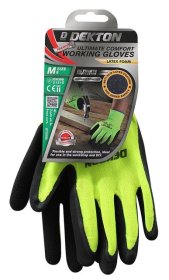 (image for) DEKTON PREMIUM ULTIMATE COMFORT LATEX FOAM WORKING GLOVES - 8M