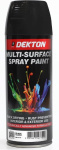 (image for) DEKTON MULTI-SURFACE SPRAY PAINT BLACK GLOSS - BLACK