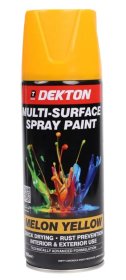 (image for) DEKTON MULTISURFACE SPRAY PAINT -YELLOW