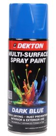 (image for) DEKTON MULTISURFACE SPRAY PAINT DARKBLUE