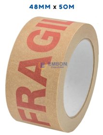 (image for) LSM KRAFT FRAGILE TAPE 50M