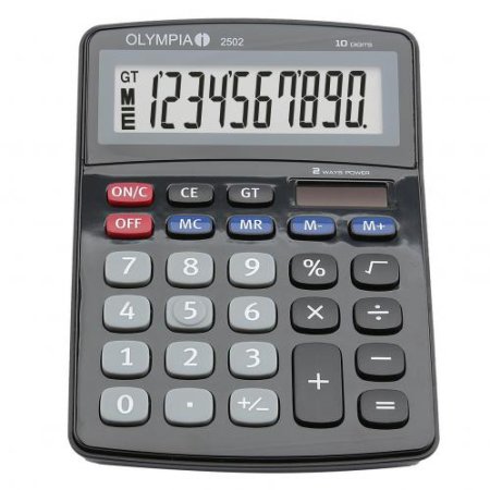 (image for) OLYMPIA DESKTOP CALCULATOR BLK