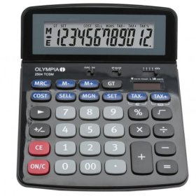 (image for) OLYMPIA DESKTOP CALCULATOR BLK