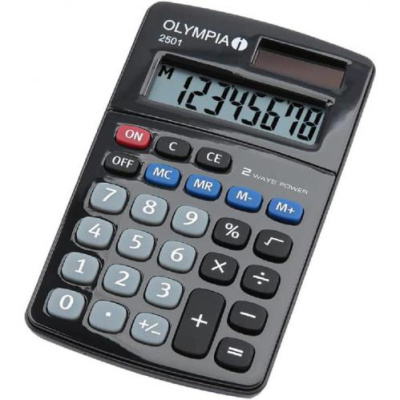 (image for) OLYMPIA DESKTOP CALCULATOR BLK