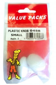 (image for) FAST PAK VALUE EXTRA PLASTIC KNOB - SMALL- 2S