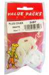 (image for) FAST PAK VALUE PACKS PLUG COVER WHITE - 3S