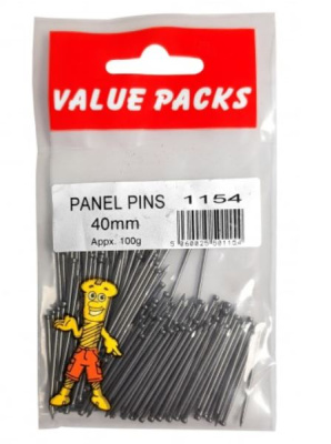 (image for) FAST PAK VALUE PACKS PANEL PINS - 40MM - 100G