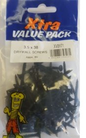(image for) FAST PAK XTRA VALUE PACKS DRYWALL SCREWS - 3.5X38 - 100S