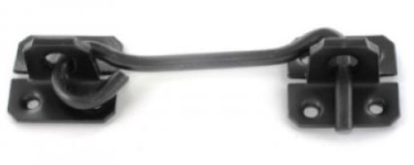 (image for) FAST PAK CABIN HOOK BLACK CARDED - 6INCH