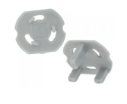 (image for) FAST PAK GREY WALL SOCKET SAFETY BLANKING PLUG COVERS - 2S