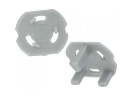 (image for) FAST PAK GREY WALL SOCKET SAFETY BLANKING PLUG COVERS - 2S