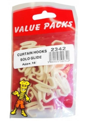 (image for) FAST PAK VALUE PACK CURTAIN HOOK SSOLO GLIDE - 16S