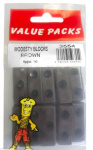 (image for) FAST PAK VALUE PACKS MODESTY BLOCKS BROWN - 10S