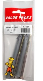 (image for) FAST PAK VALUE PACKS FRAME FIXINGS NYLON - M10X135