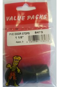 (image for) FAST PAK VALUE PACKS PVC DOOR STOPS - 1&1/8INCH - 3S